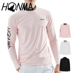 혼마 어페럴 남성 레이어드 터틀 라운드 티셔츠 HMGQ700W527