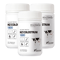 헬스윈 초유 단백질 1800mg 120정 3개 뉴질랜드 자연방목