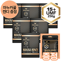 [사탕증정] 아이마누카 마누카꿀 UMF15+ 250g 6개