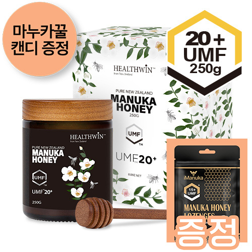 [사탕증정] 헬스윈 마누카꿀 UMF20+ 250g 1개