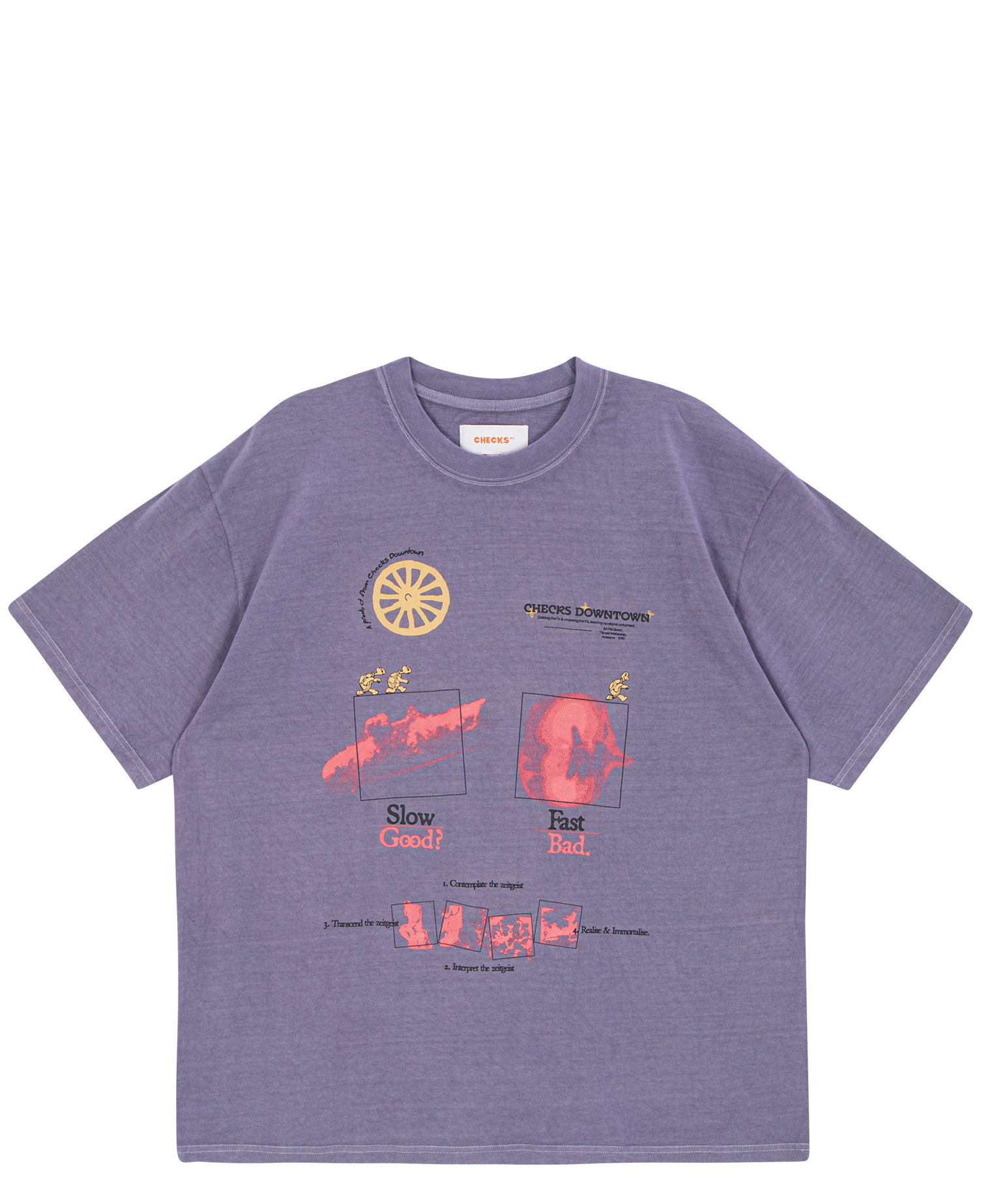 GOOD CLOTHES MADE SLOW T-SHIRT_PURPLE