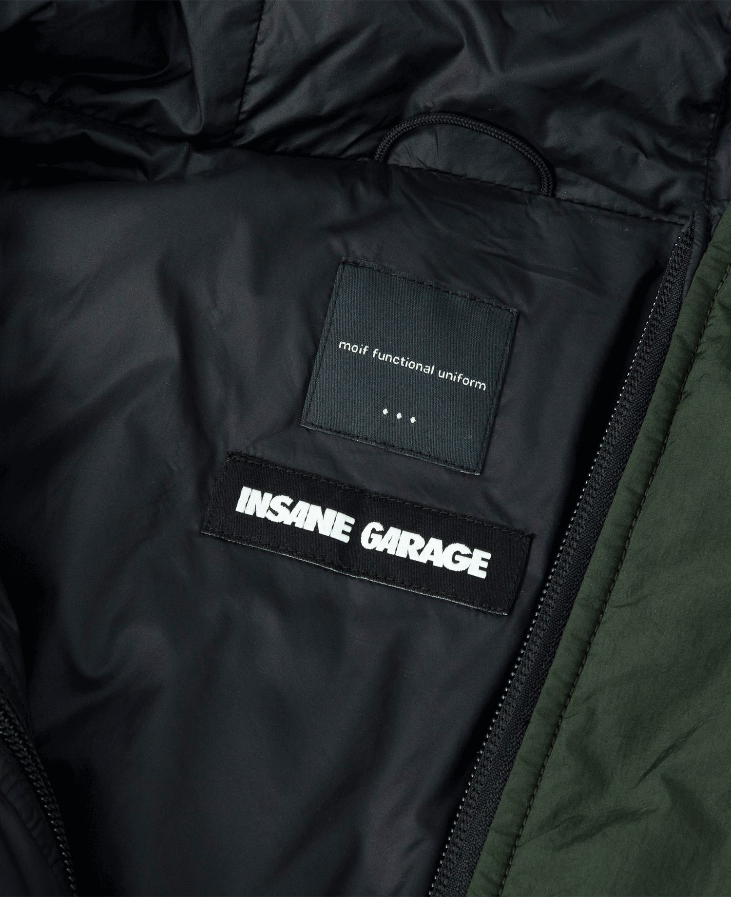 DOUBLE-ZIP INSULATED PARKA_SEAWEED GREEN